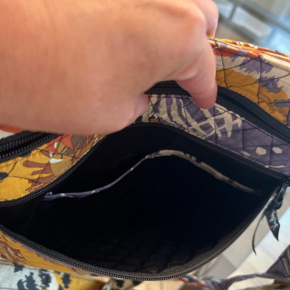 Vera Bradley Painted Palms Hipster Bag - Picture 5 of 10